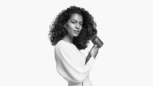 Фен Dyson Supersonic для волос (фуксия) с 5 насадками