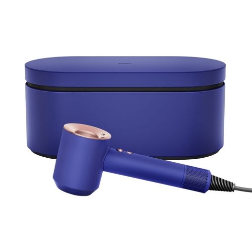 Фен Dyson Supersonic HD08 Vinca blue и Rosé с 5 насадками в боксе